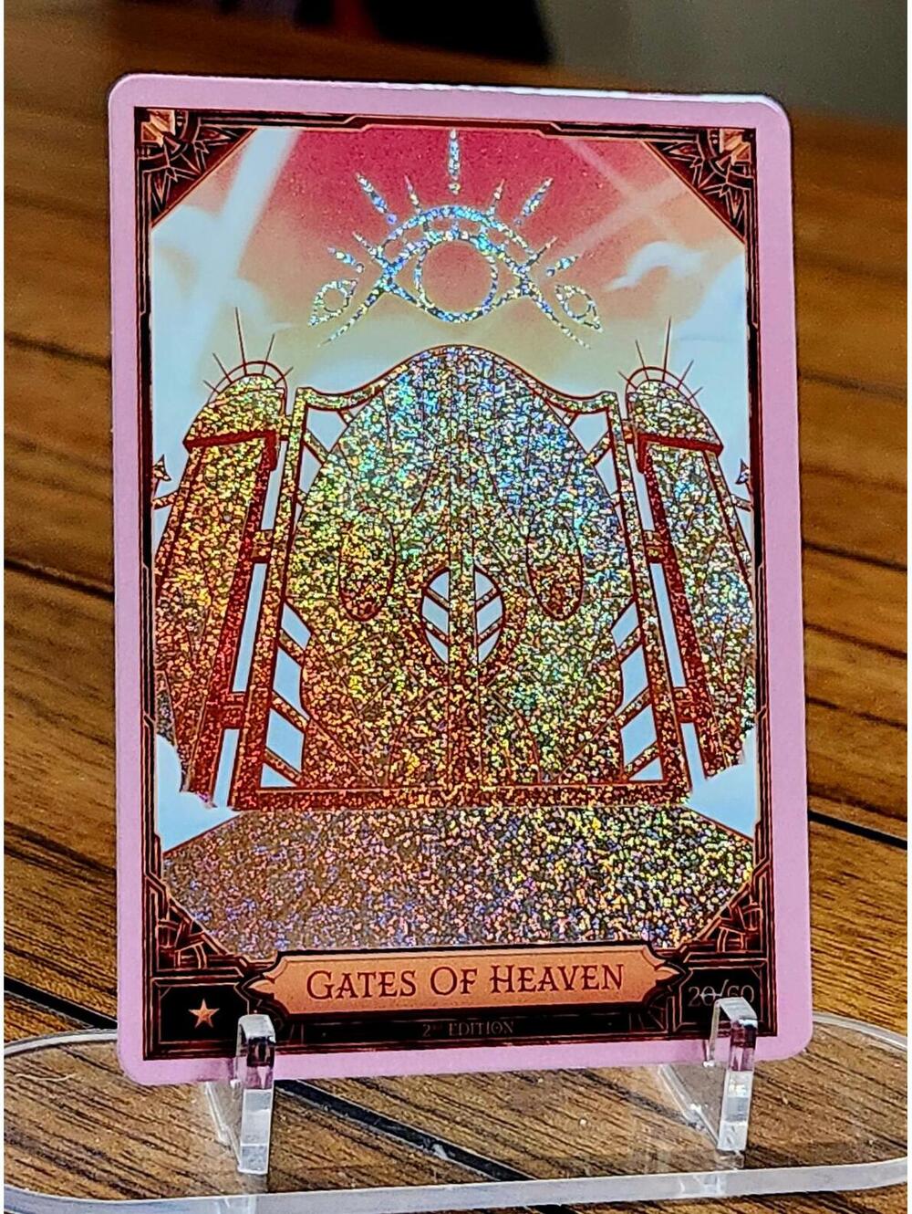 Heaven's Gates foil trading card - Hazbin Hotel